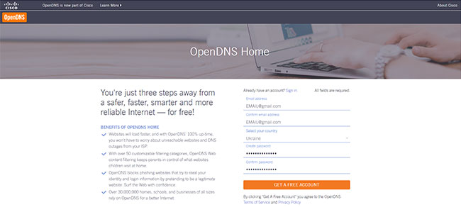    OpenDNS