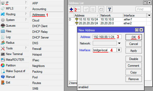  IP     MikroTik