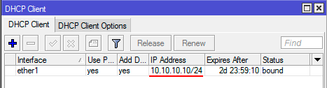    DHCP   MikroTik