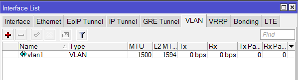 mikrotik vlan firewall