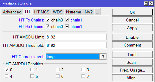 Настройка бесшовного wifi mikrotik